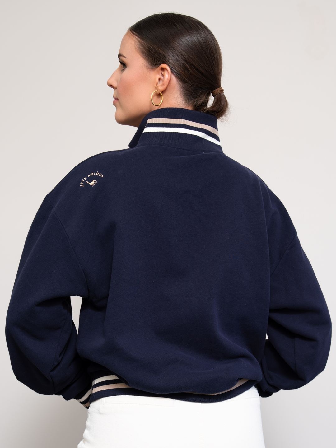 Skye Melody Soft Touch Half-Zip - Midnight Blue