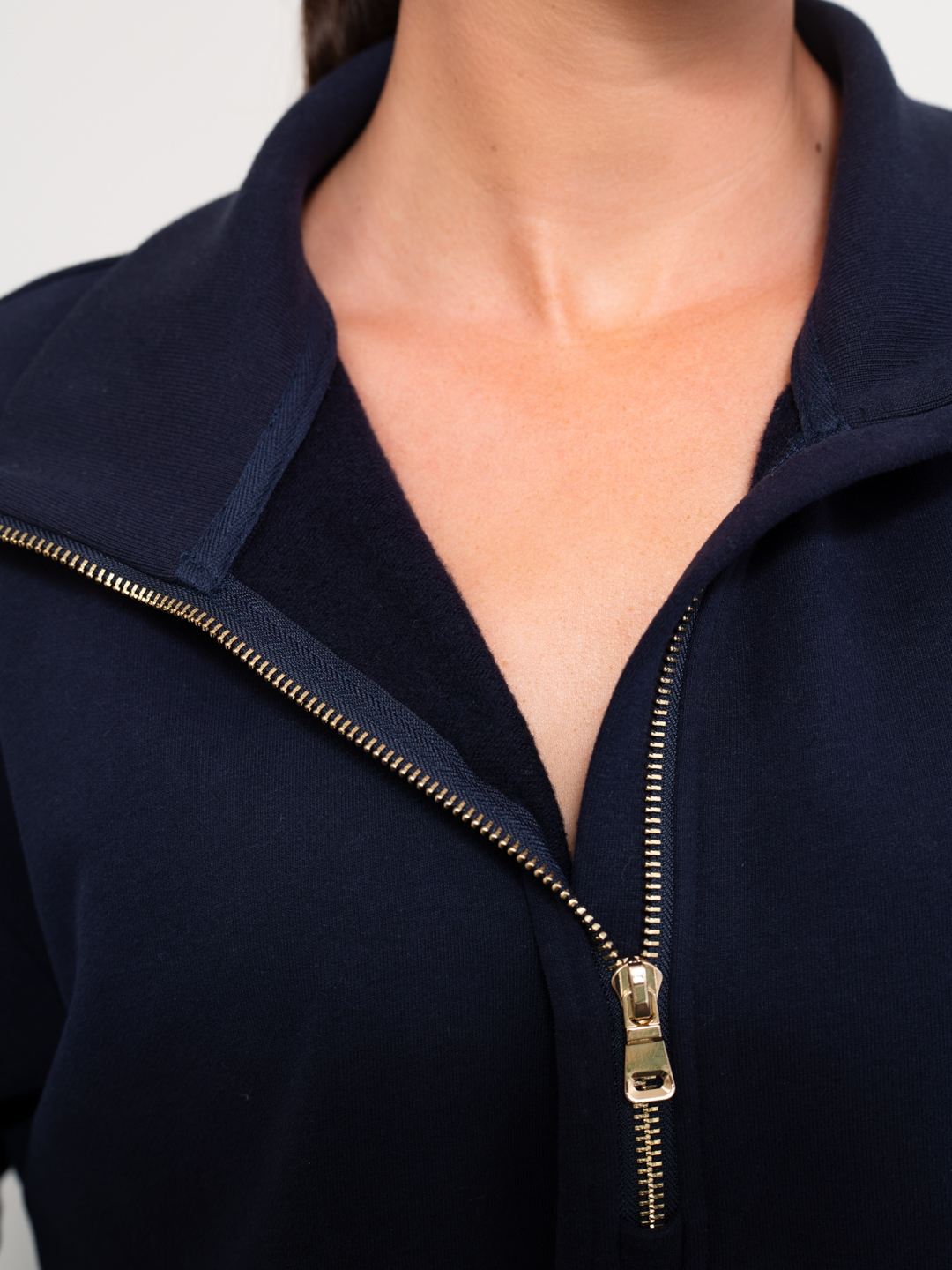 Skye Melody Soft Touch Half-Zip - Midnight Blue