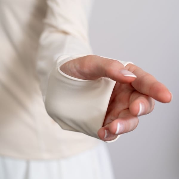 Skye Melody Aria Nylon Jacket - Ivory