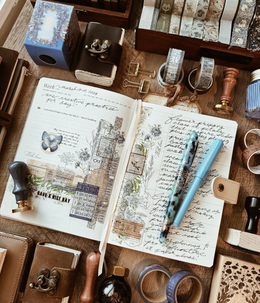 Weekly layout by @hippie.craft_.fairy