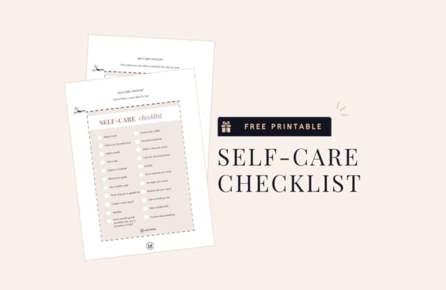 Self-care Checklist